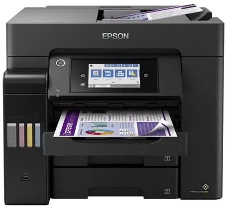 Epson EcoTank ET-5850 All-in-One-Tintenstrahldrucker Multifunktion mit Fax - Farbe - Tinte
