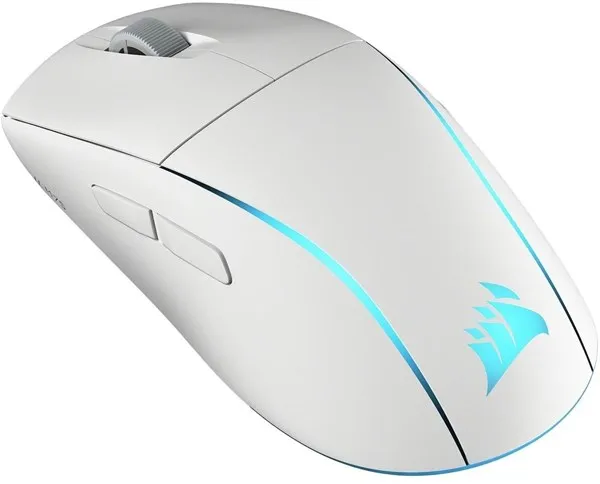Corsair M75 Lightweight RGB - Gaming Maus - Optisch - 6 Tasten - Weiß mit RGB-LED-Beleuchtung