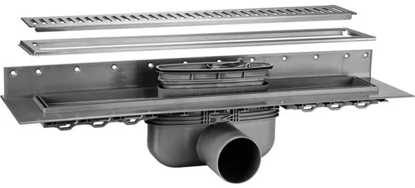 Set zur Duschrinneninstallation Purus Line 900 mm