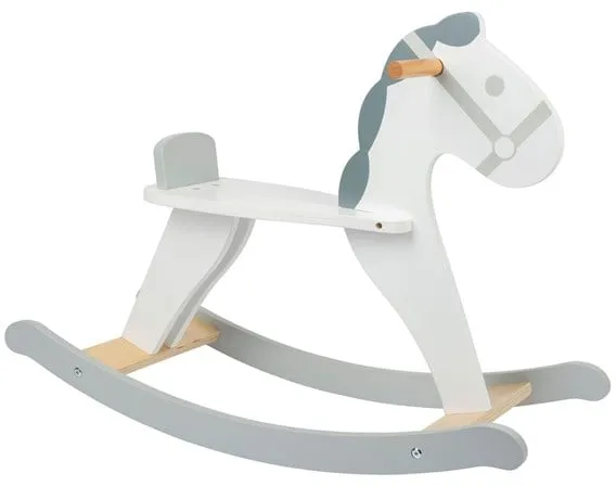 Small Foot - Wooden Rocking Horse Skandi White