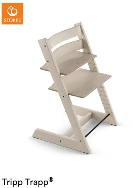 Hochstuhl Buche - Whitewash