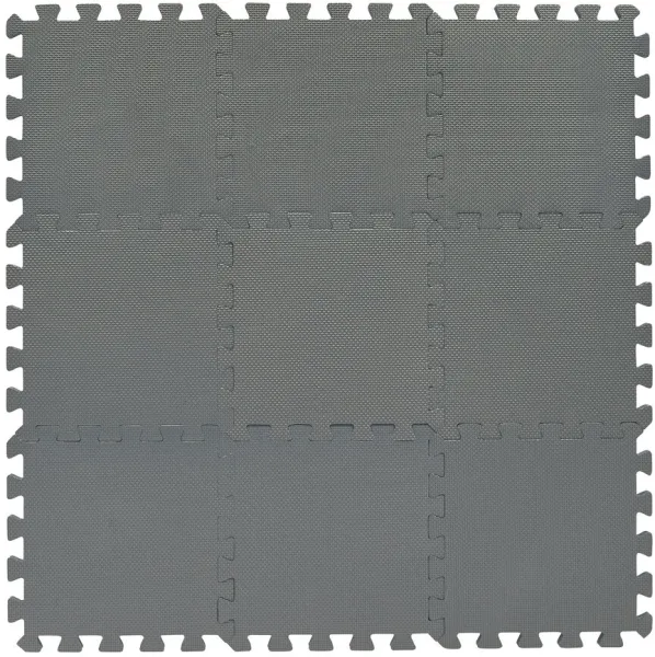 Schaumspielboden Bekids, Hellgrau 9 Stk.