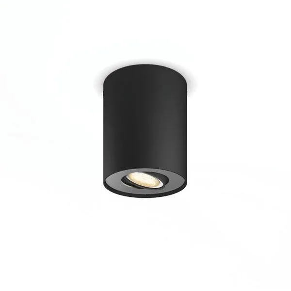 Philips Hue Pillar Single Spot Schwarz inkl. Dimmer