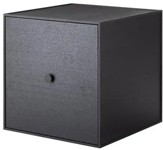Audo Frame 35 Mit Tür 35X35X35 Schwarzes Eschenholz