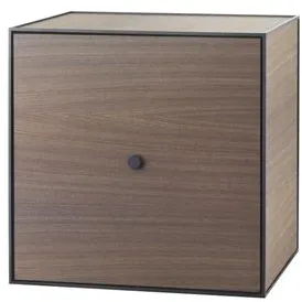 Audo Frame 49 Mit Tür und Regal 42x49x49 Rauch-Eiche