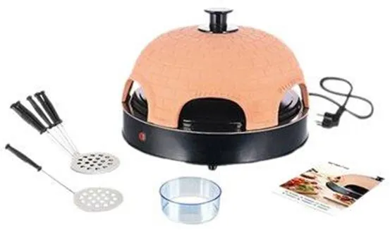 Emerio PO-115984 Pizzarette - Pizzaofen - Terrakotta Orange