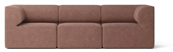 Audo Eave 86 3-Sitzer Sofa, Konfiguration 2, Bordeaux
